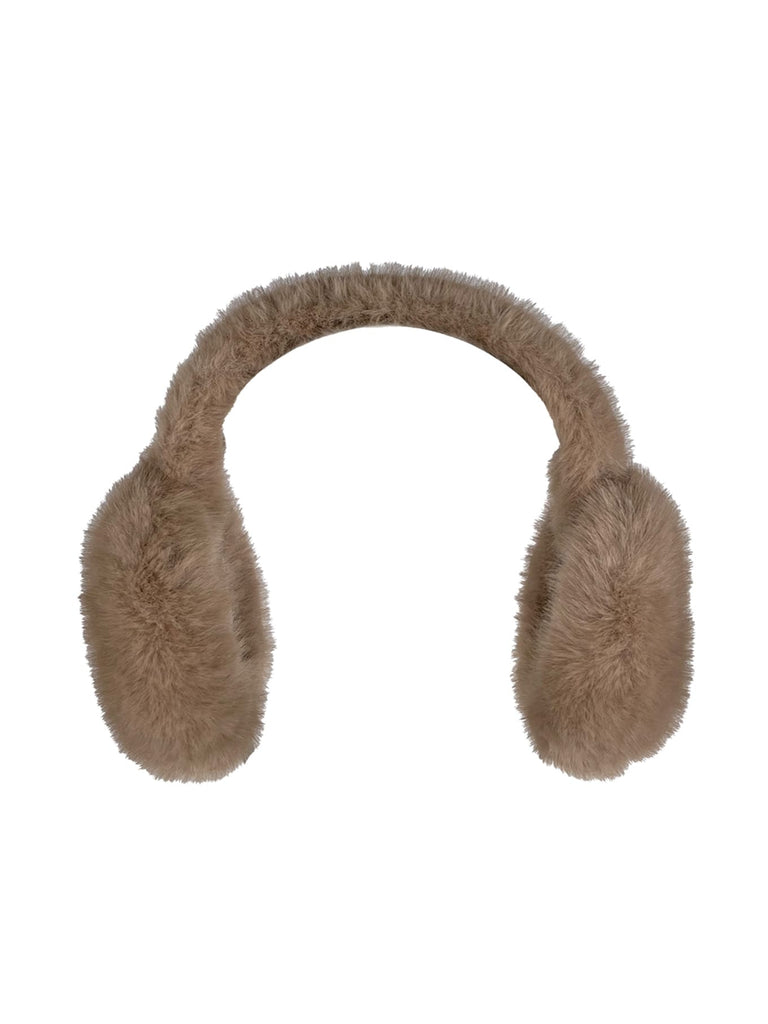 Ohrenwärmer taupe, Ansicht vorn