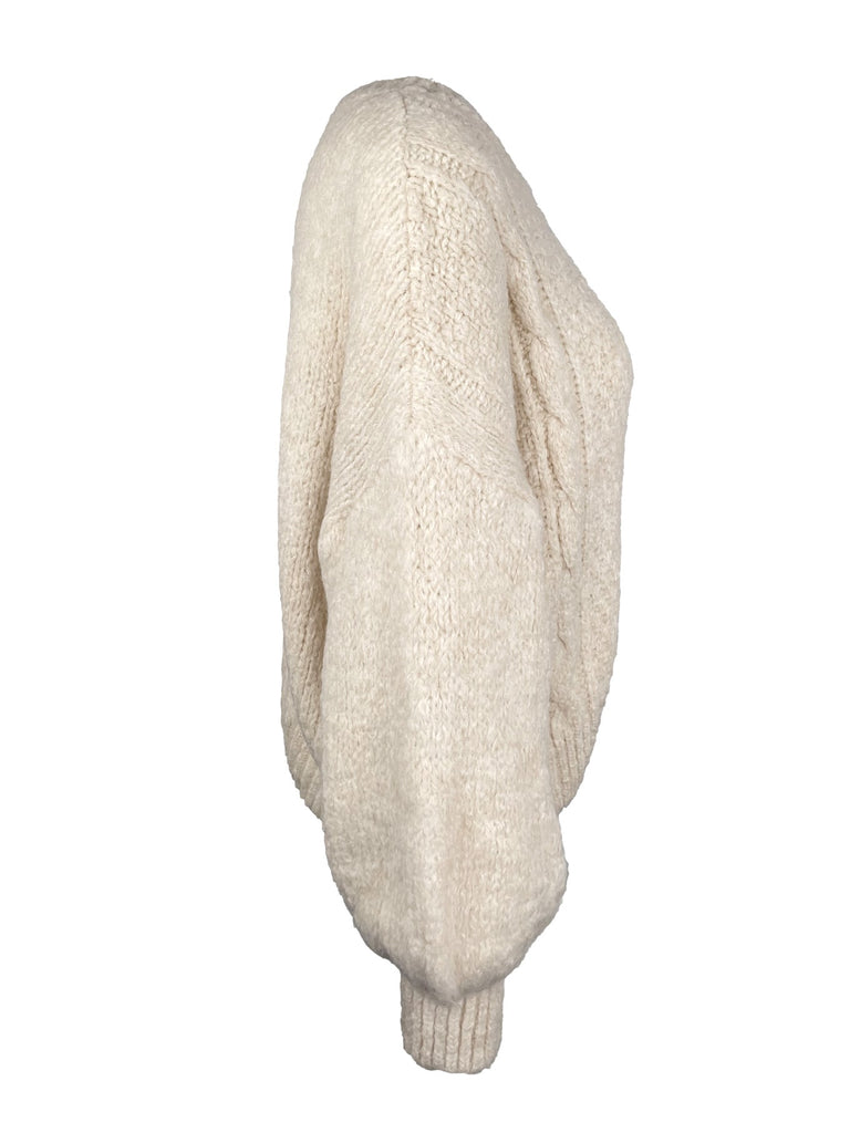 Pullover Raki creme, Ansicht seitlich