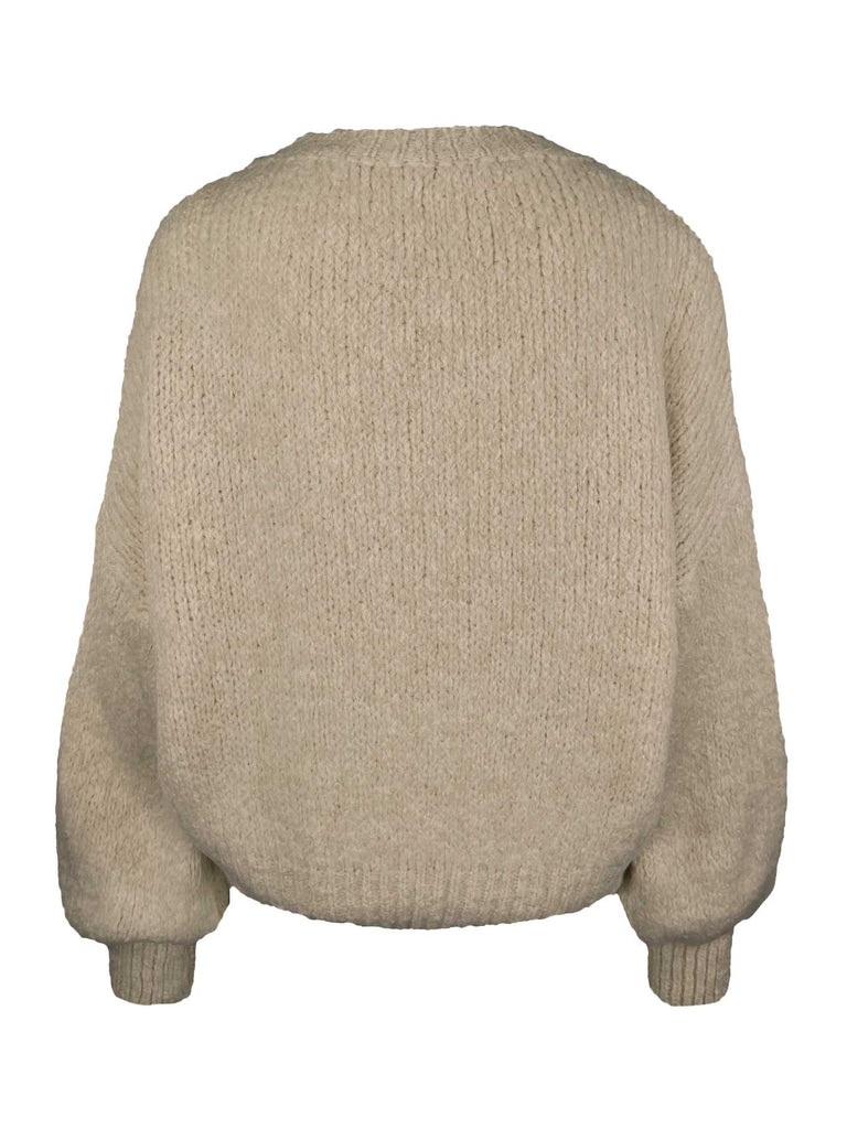 Pullover Raki beige, Ansicht hinten