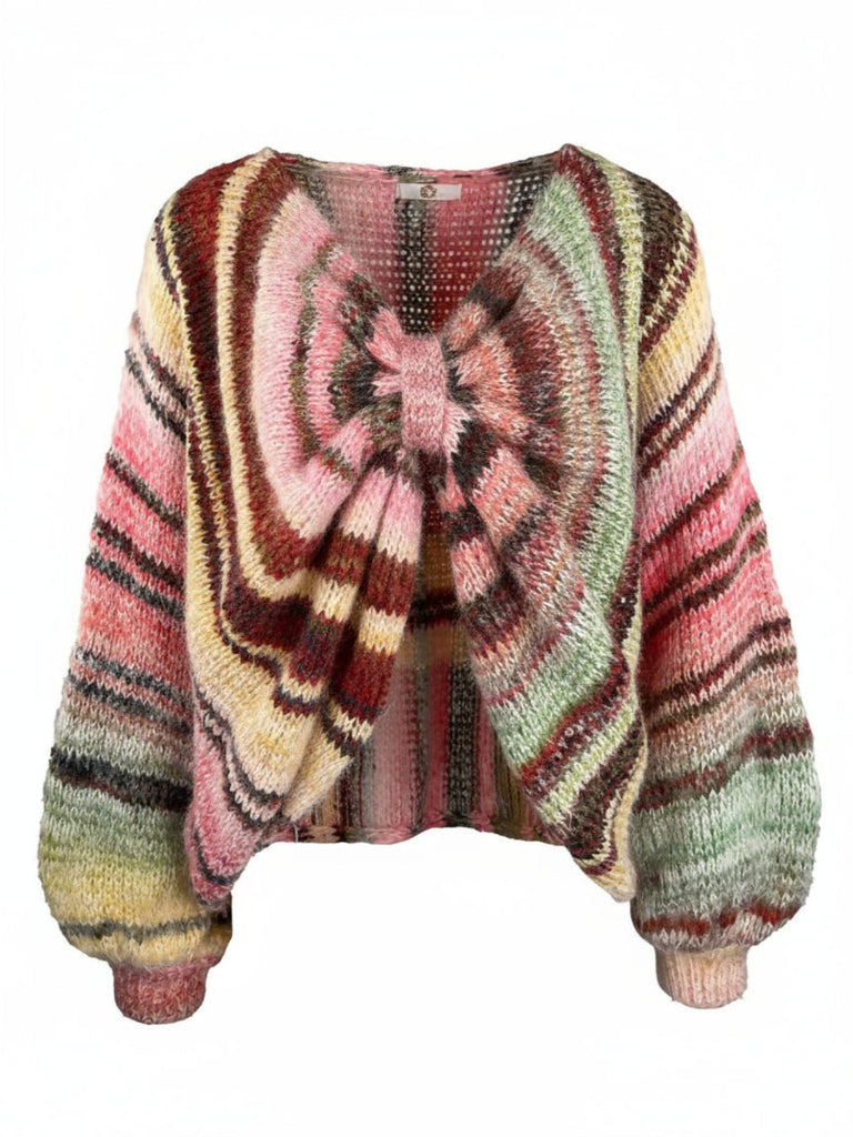 Poncho gemustert, Ansicht vorn