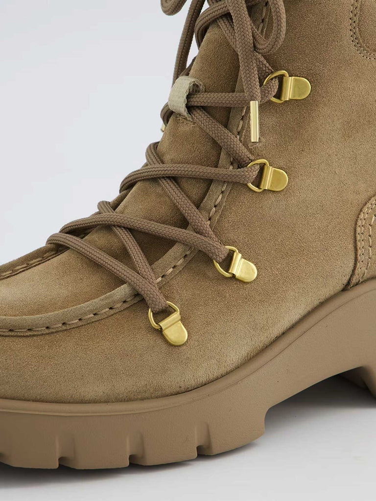 Schnürboot soft suede grain, Ansicht Detail