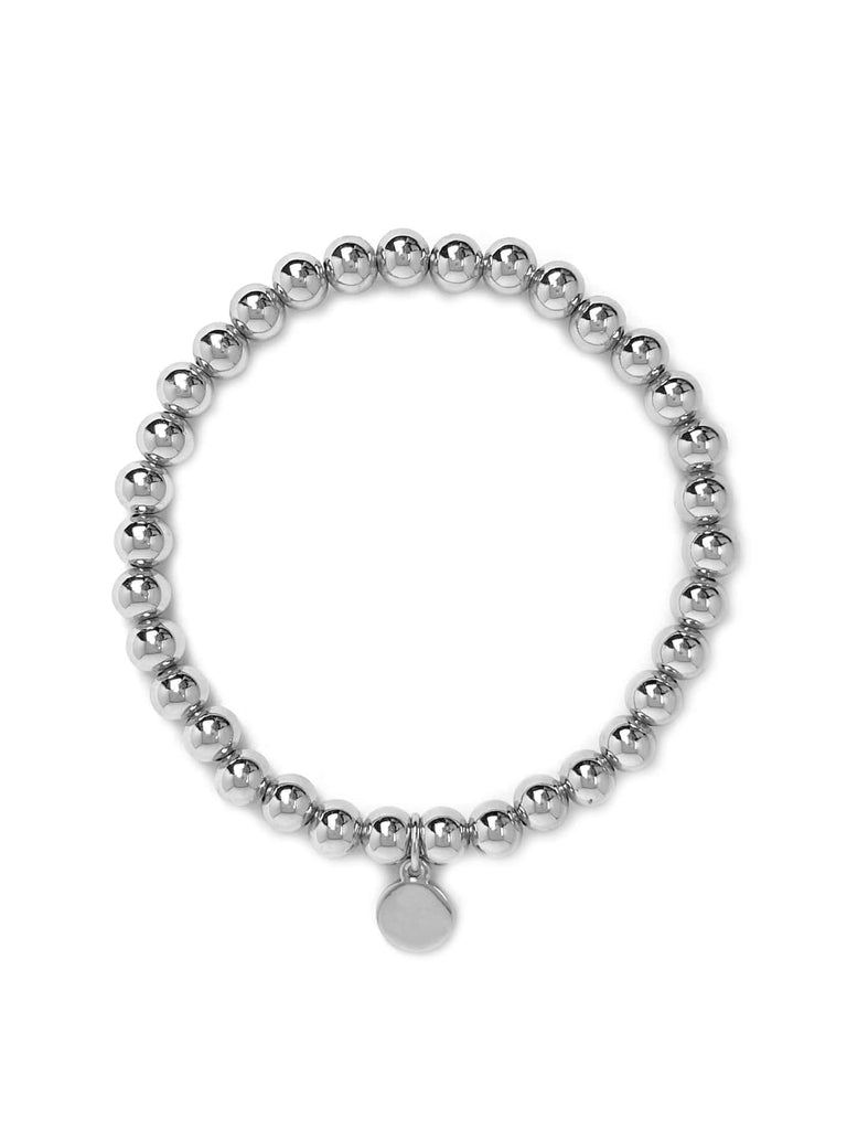 Armband Perlen mini silberfarben