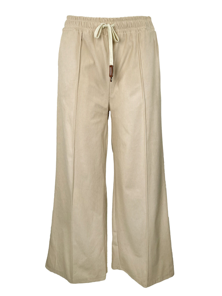 Hose Cord creme, Ansicht vorn