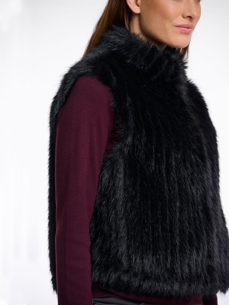 Weste Dava black, Ansicht Detail