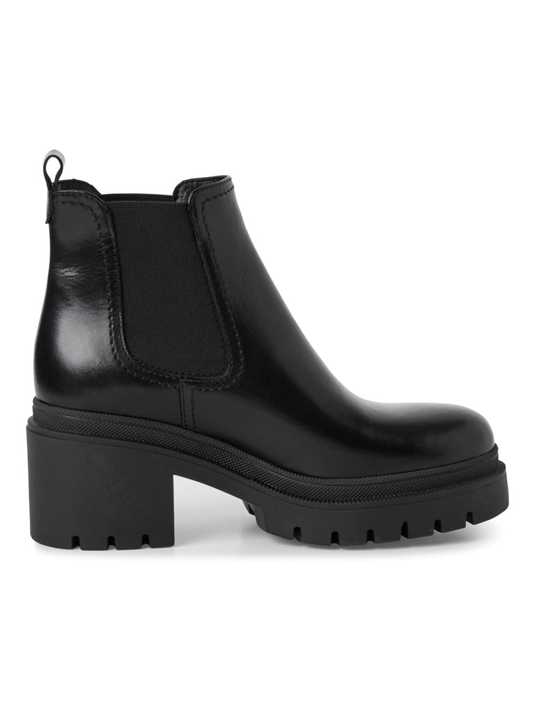 Chelsea Boot black leather, Ansicht seitlich