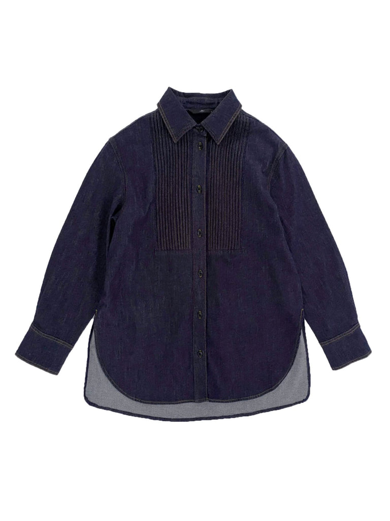 Jeansbluse Odette denim blau, Ansicht vorn